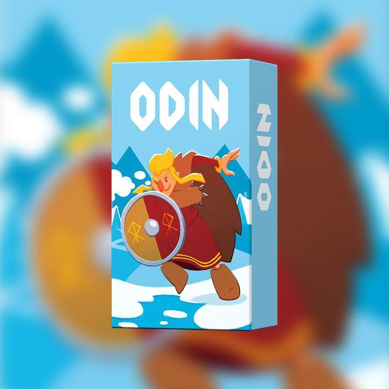 

Cartoon Odin-Themed Board Game, Nordic Mythology Style Strategy Card Game, Family Gathering And Parent-Child Interaction, Fun Tabletop Toy Suitable