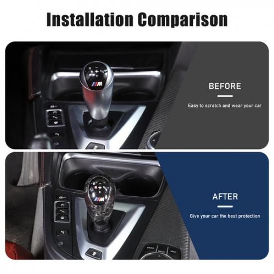 Geschmiedete Echte Kohlefaser Innenraum Getriebeschalthebel Schalthebel Verkleidung Für BMW M3 F80 M4 F82