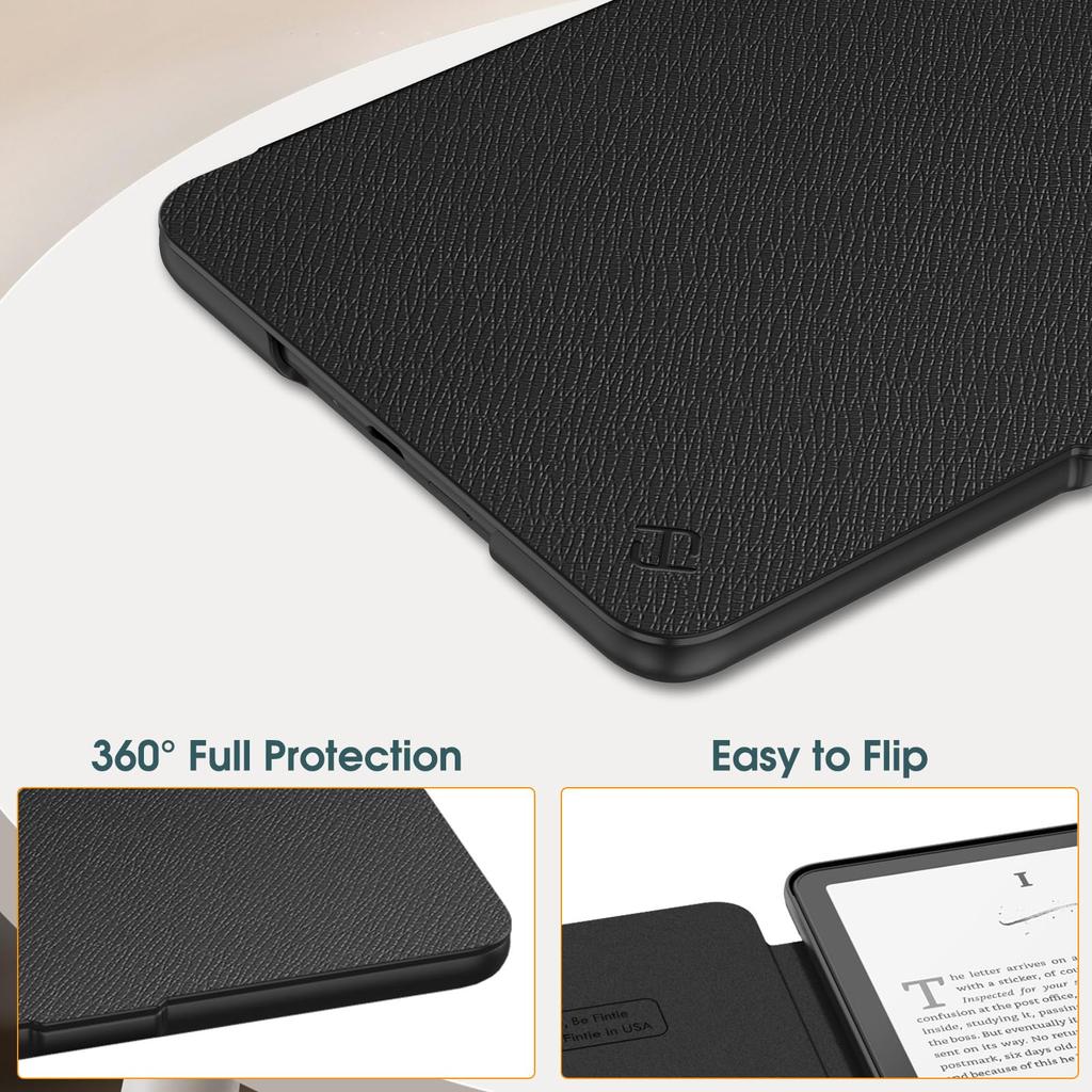 Fintie Case for Kindle Paperwhite Signature Edition 2024 New Protective Cover with Auto Function Paperwhite/Kindle (12th Generation) - Model, 7-inch