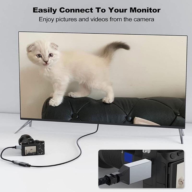 Fast Speed Video Male to Female Connector Cable Conversion Wire Line Supports 4K 60Hz for Home Entertainment
