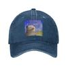 Sometimes When I Close My Eyes I Cant See Washed Baseball Cap  Sun Trucker Hat Spring Women Unisex Running Hippie Baseball Caps