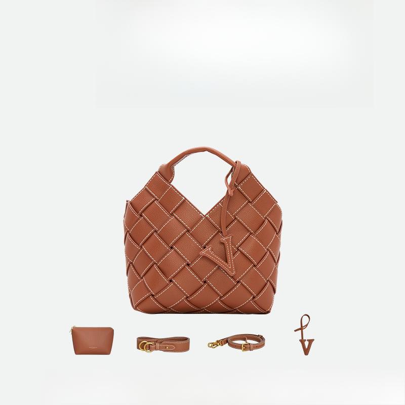 

Легкая роскошь, Нишевый дизайн, Модная ручная сумка кроссбоди, Плетеная сумка из кожи ручной работы