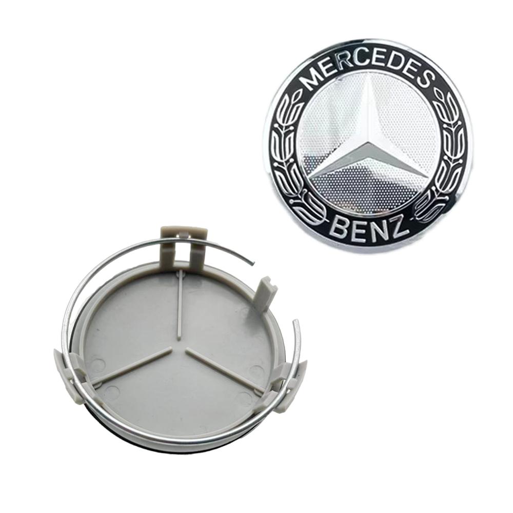 

4pcs 75mm Car Wheel Center Logo Hub Cap Mercedes Benz AMG W204 C218 A207 C117 CLA CLS E Class W212 S212 X166 W176 W205 W246