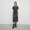 Broadcast Women's Knitted Jacquard Mid-Length Straight Skirt