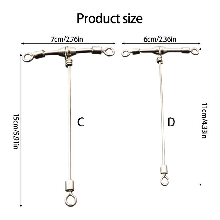 High Strength Fishing Swivels and Snap Swivels, Heavy Duty Balls Bearing Swivels with Welded Rings for Saltwater Fishing