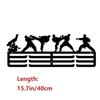 Home & Sports Display Combo:Key Holder & Bathroom Accessories,Wall Coat Racks for | Football & Marathon Medal Holders for Runner
