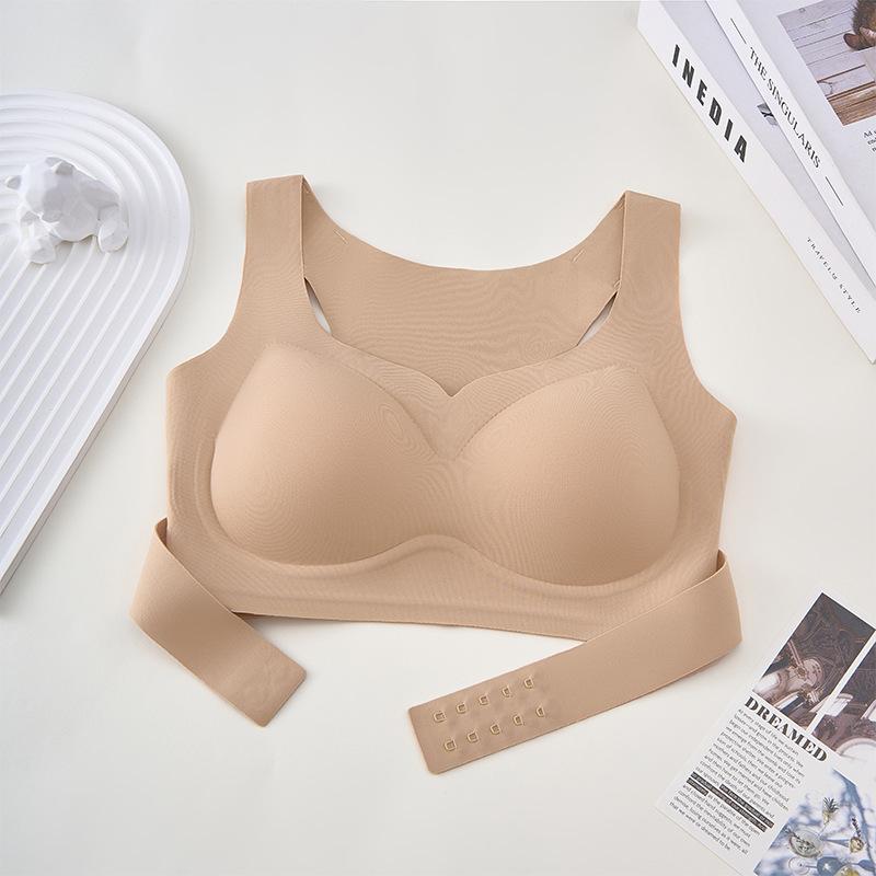 Liquid foundation posture correction underwear front buckle underwear gathering non-marking soft support correction hunchback sports beautiful back s [recommended 70abc]