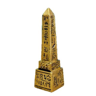 2,7×2,7×10 cm Obelisk Nápis Kámen Egyptská věž Starověká památka Psychologický stůl Písek Set Dekorace obývacího pokoje