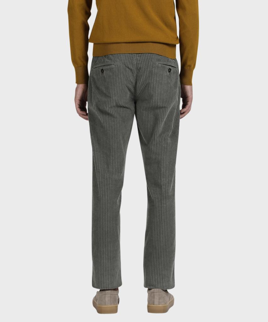 PANICALE Grey Regular Fit Corduroy Pants
