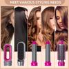 5-in-1 Multifunctional Hot Air Comb: Auto Curling Iron & Straightener Hair Dryer