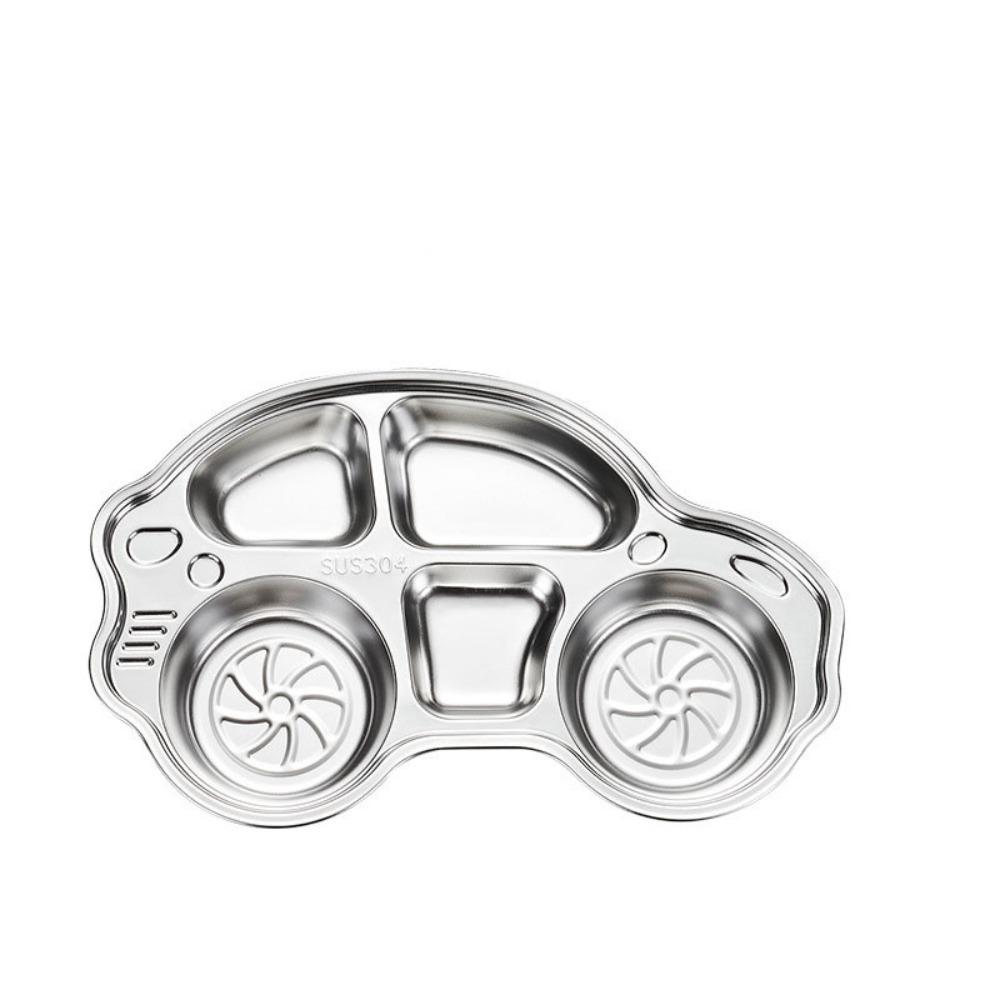 304 Stainless Steel Food Plate Animal Shape Cafeteria Plate Cartoon Tableware  Kindergarten School