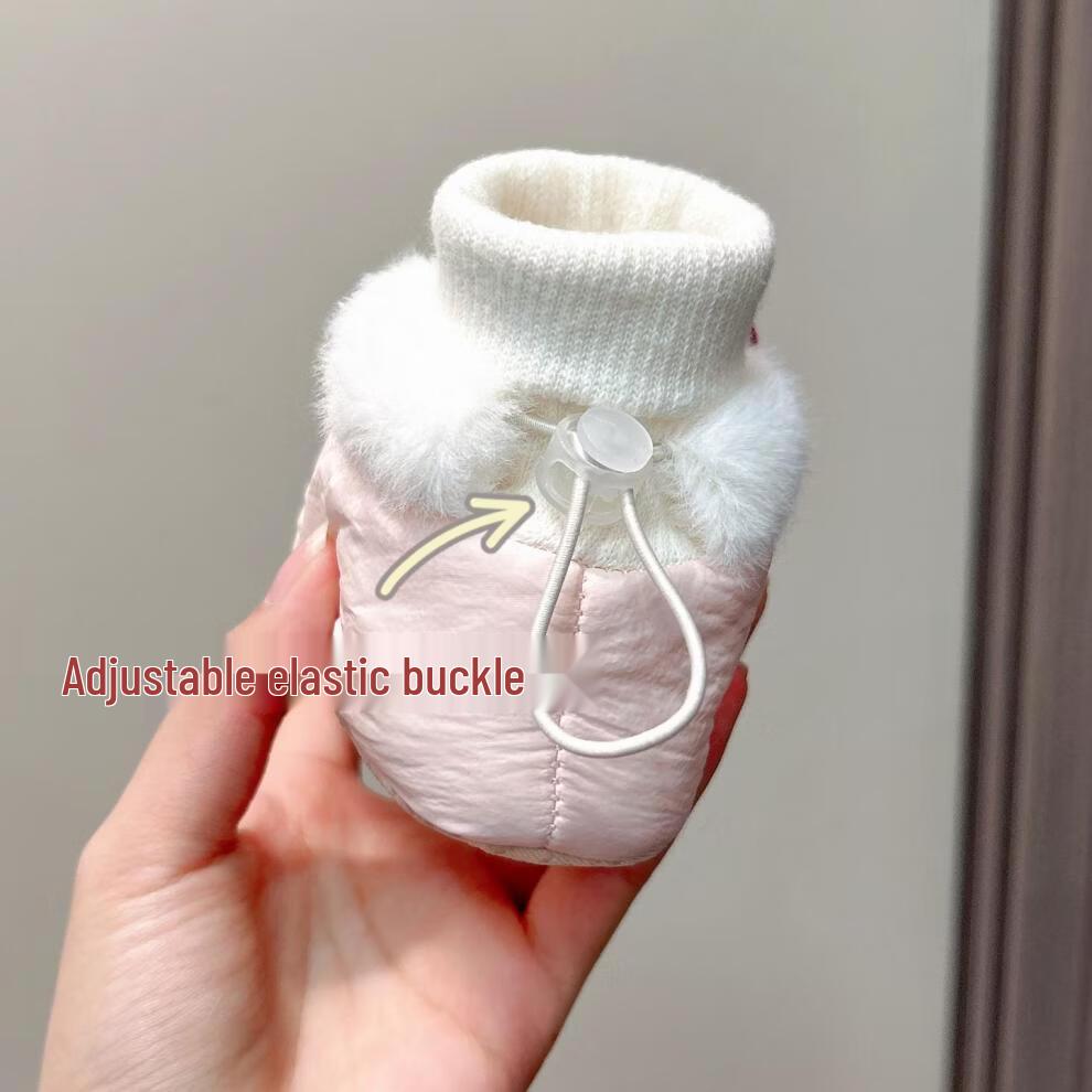 Winter Baby Girl Soft Sole Velvet Shoes: 0-1 Year, 6-12 Months Princess Walker Shoes