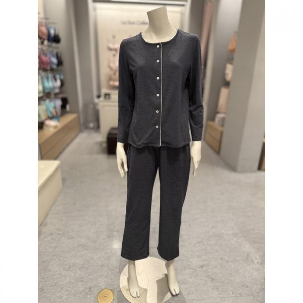 Triumph Women Navy Coat   Stripe Set Tewet741tewef741ny 90/90