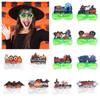 LED Halloween Luminous Glasses Pumpkin Fluorescent Glasses Funny Party Glowing Glass  Toy