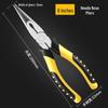 Yushuo Multi-Function Pliers Set: Needle-Nosed, Wire Cutters & Diagonal Pliers for Household & Industrial Use