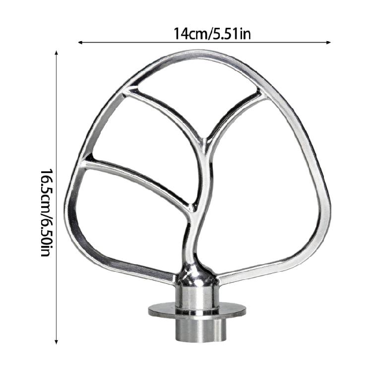 Mixing Part Stainless Steel Paddle Attachment Stirring Paddle for Mixers Delivering Consistent Results in Batters