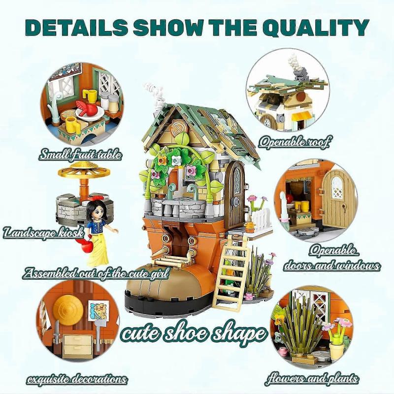 New Tree House Building Set Forest Tree House Building Block Set 709 Pcs Beautiful Gift For Boys Girls