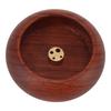 Incense Holder for Sticks Wooden Copper Small Round Incense Aromatherapy Plate for Tea Ceremony