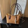 Retro Large-capacity Shoulder Bag Women's New Fashion High-end Class Commuter Tote Bag