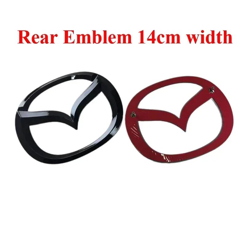 Fit for Mazda CX7 CX-7 Car 19cm Front Emblem 14cm Rear Trunk Badge Sticker Plastic Auto Steering Wheel Badge Accessories