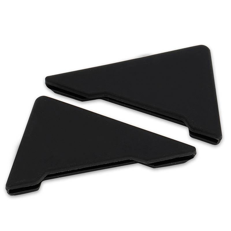 2PCS Silicone Car Door Corner Cover 90 Degree Angle Bumper Scratch Protector Guards Safety Triangle Anti Collision Stickers