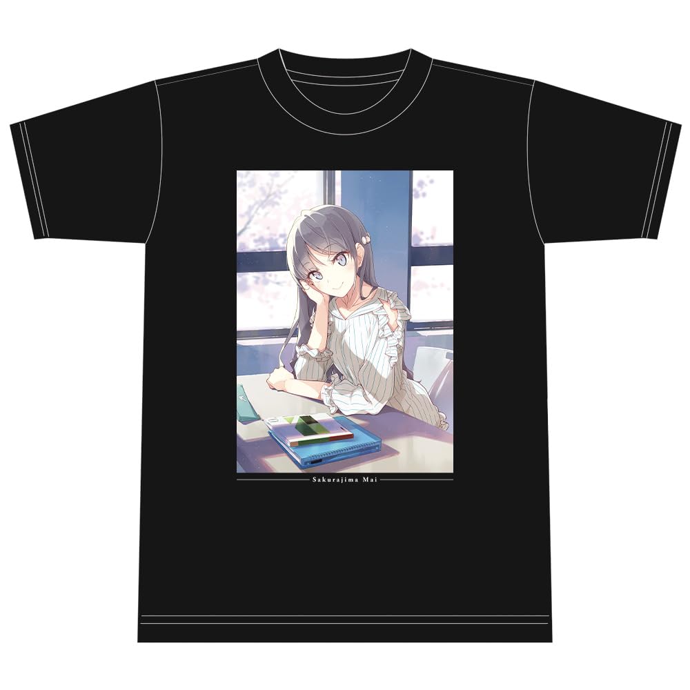Rascal Does Not Dream of Santa Claus T-shirt Mai Sakurajima XL Size