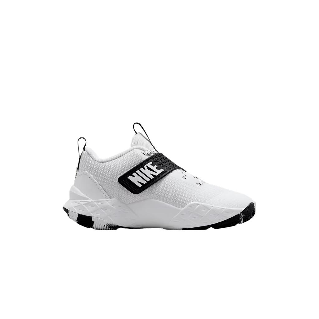 Nike Team Hustle D12 GS Weiß Schwarz Kinder Sneaker HF6279-101