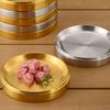 Thickened Barbecue Tray 304 Stainless Steel Steak Salad Plate Fruit Cake Tray  Kitchen
