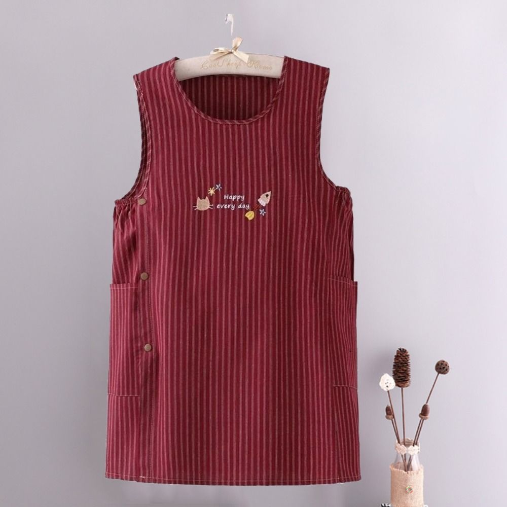 Dirt Resistant Kitchen Aprons Breathable Baking Aprons Work Clothes Vest Apron Women's