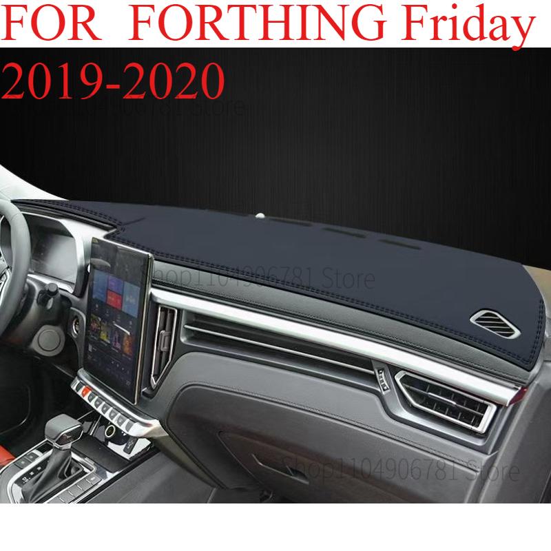 FOR FORTHING Friday 2019-2020 Car Dash Mat Dashmat Dashboard Mat Cover Sun Shade Dash Board Cover Carpet Accessories