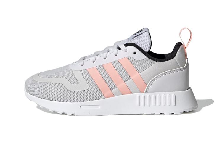 

Adidas Originals Multi Slip Resistant Low top Kids Running Shoes Gray Pink Children Aged 3 7 Years Old FX6401 28
