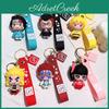 Adorable Demon Slayer Keychain Cute Plastic Figure For Car And Bag Decoration