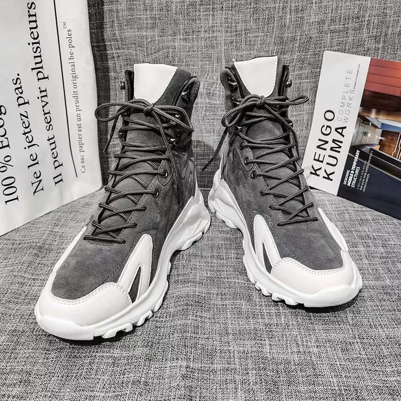 Men Winter Fashion Casual Luxury Platform Shoes Boots Classic Outdoor Activities Warm Male Formal Sneakers Original