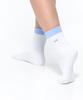 THUMBTOE Baby Blue Sports Cushion Crew Socks Seamless Socks