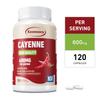 Extract Pur Pudră de Ardei Iute, Conține Extract de Capsaicină, 600 mg per porție, Supliment Nutrițional