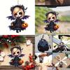 Rearview Acrylic Festive Mirror Accessory Adorable Christmas Tree Decoration Car