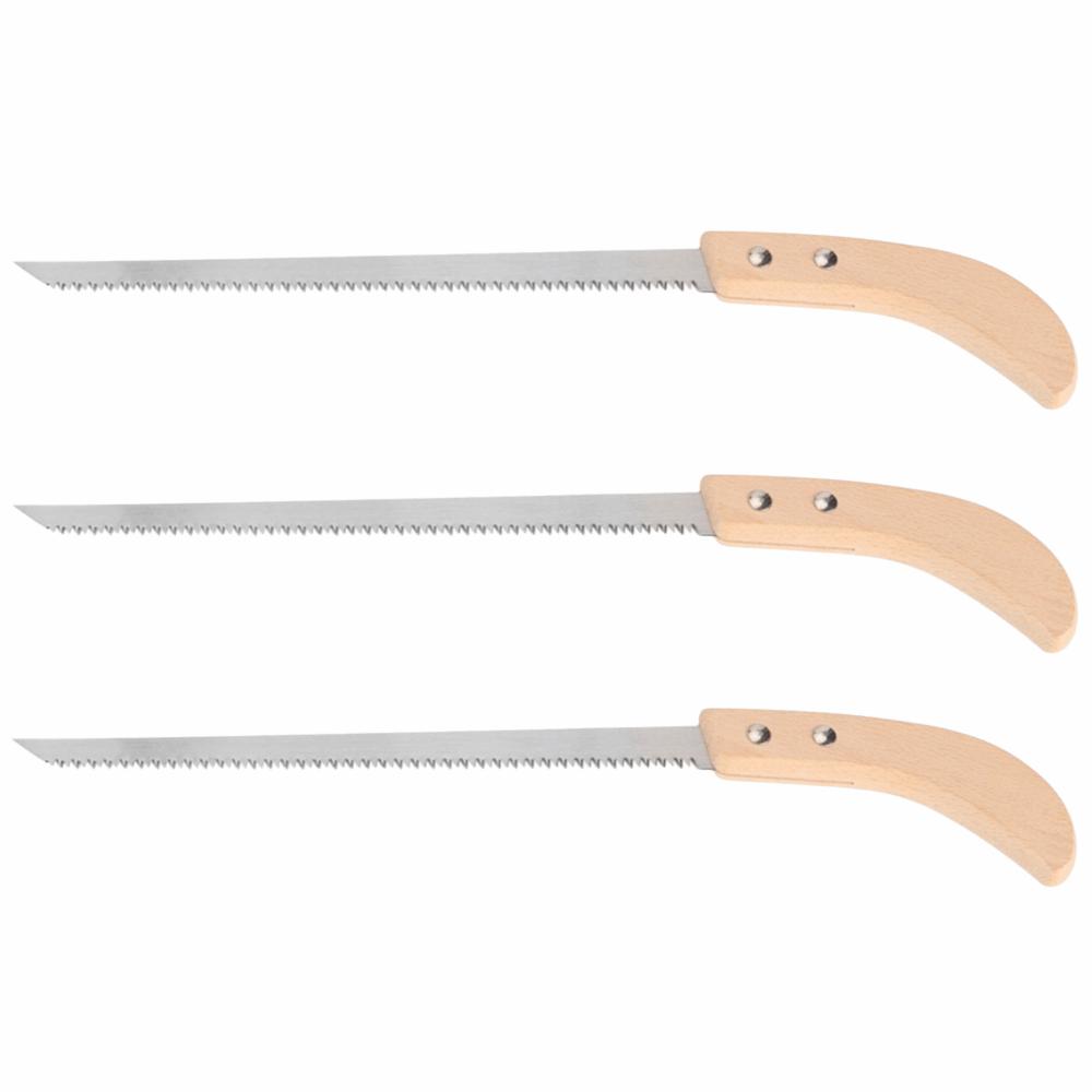 3PCS Manganese steel Tree Saw Silver Pruning Saw Portable Garden Saw