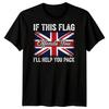 Wenn diese Flagge Sie beleidigt UK Patriotismus Herren T-Shirt Britischer Stolz