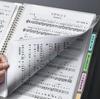 2pcs black, non reflective, modifiable, transparent insert, storage book, sheet music, music score folder,Music score folder,