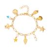Seashell Beach Bracelet With Alloy Electroplate For Womens Casual Wear