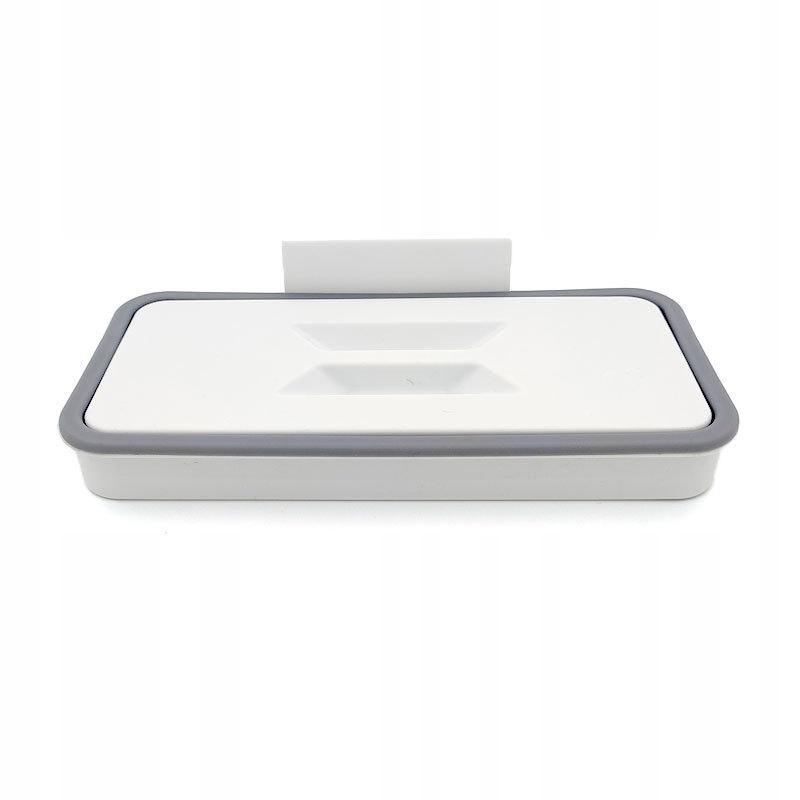 Kitchen Garbage Holder 3-In-1 Bag Garbage Bin Gray