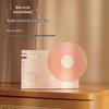 Portable Retro Vinyl Bluetooth Speaker with USB Charging, TF Card Support & Clock