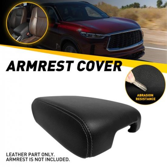 Front Console Middle Lid Armrest Protect Cover For Nissan Pathfinder 2013-