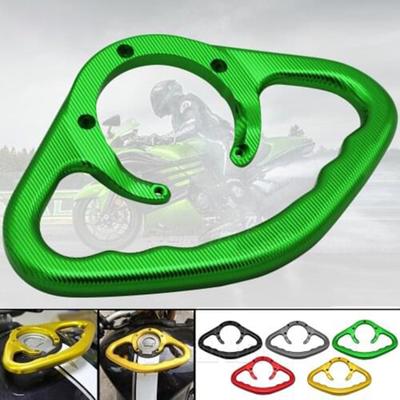Motorcycle Tank Armrest for Z800 Z1000 ZX6R Passenger Handgrips Handle Safety Armrest Aluminum Alloy CNC Machined Grab Bar for Comfort Safety