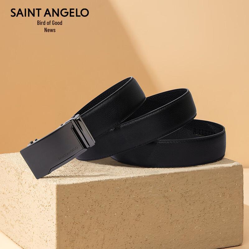 Мужской кожаный ремень Baoxiniao с автоматической пряжкой