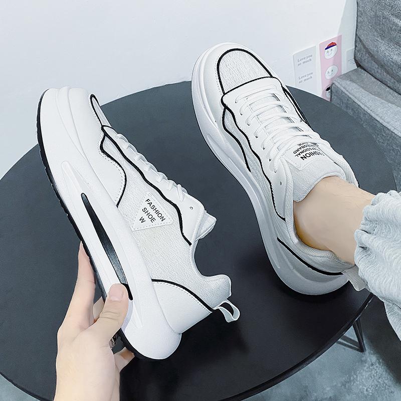Four seasons mesh surface breathable sports shoes non-slip cushioned casual shoes male low-top teenage student shoes male