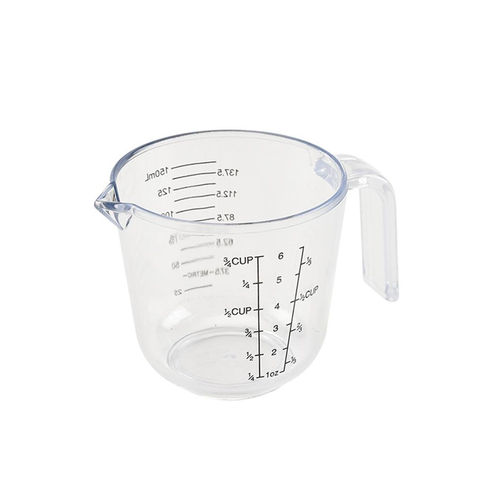Baking Utensil Measuring Cup Set of 3 with Dual Graduated Cup Transparent Clear Scale Three-piece Suit Measuring Device