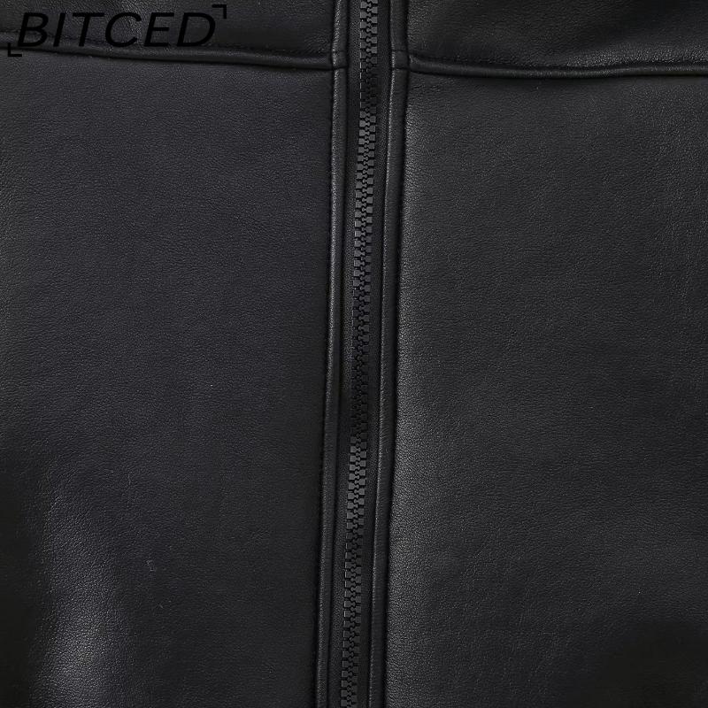 BITCED Women's Autumn/Winter Plus Size Fashion Shearling Coat Loose-Fit Shearling Coat