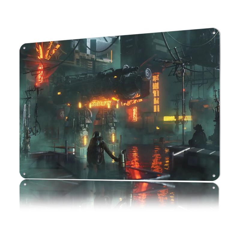 Underworld Canals Poster Customized Vintage Metal Signs Wall Art Retro Tin Plaque for Room Accessories Custom Plate Office Decor