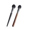 High-End Rosewood Peach Heart Blush & Eyeshadow Brush with Synthetic Bristles